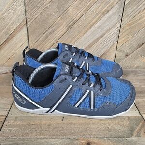 Xero Prio Mens Minimalist Barefoot Shoes Size 11 Blue Black Running Fitness